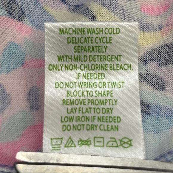 Lilly Pulitzer Davie Pink & Blue Dress Size Small - Picture 8 of 9